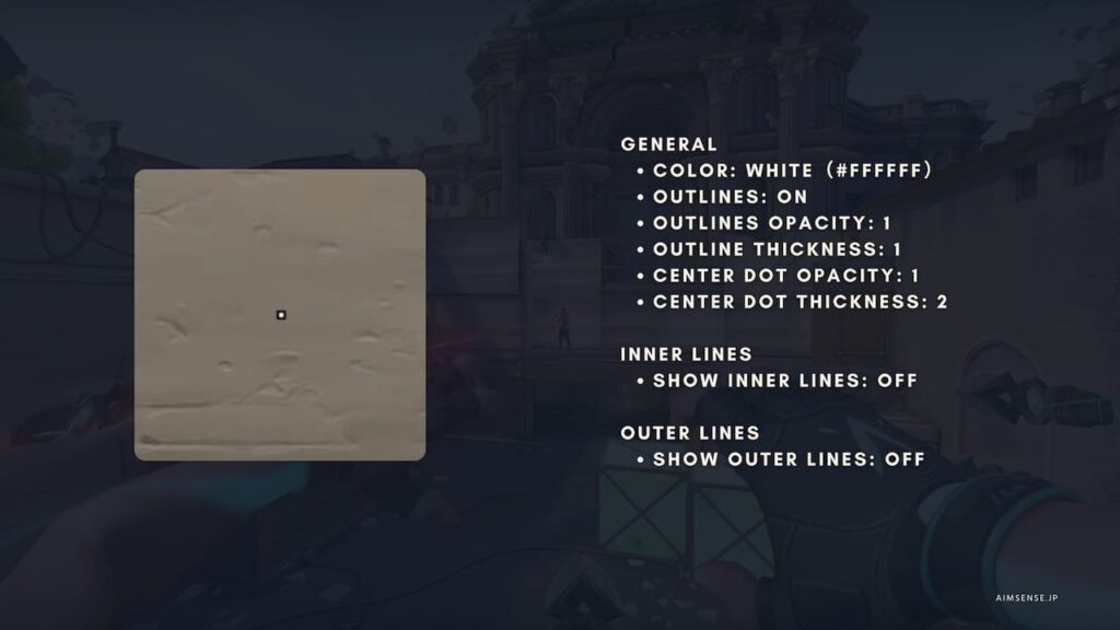 Valorant pro crosshair top 1